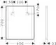 Hansgrohe-Xarita-Lite-Q-Spiegel-mit-seitlicher-LED-Beleuchtung-600-30-Wandschalter-Mattschwarz-54962670 gallery number 1